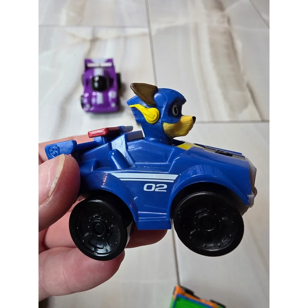 Paw‎ Patrol Toy Vehicle Lot Chase Rocky Skye Rubble Racing Car 6 Piece Set G1